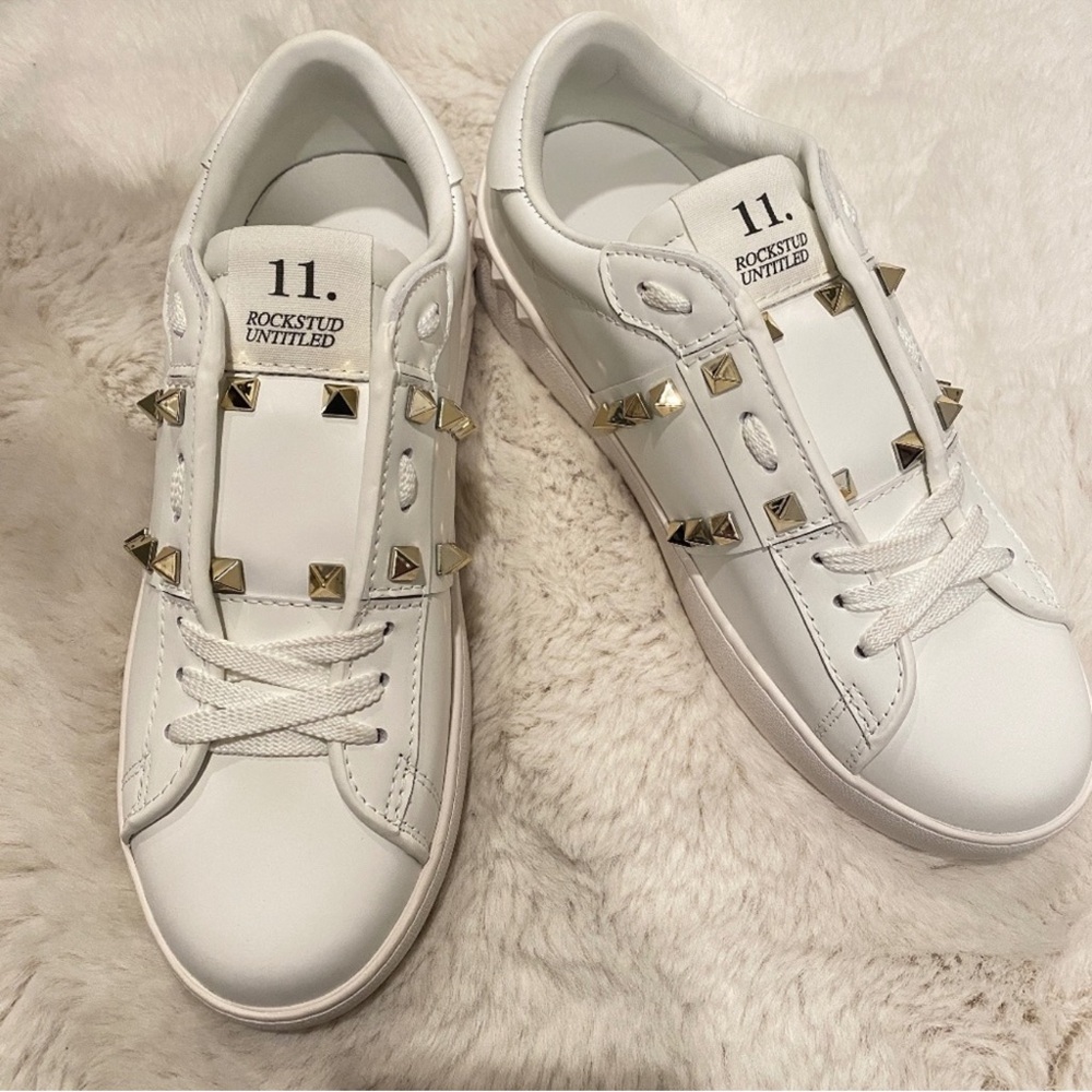 Valentino Garavani White Rockstud Sneakers